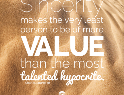 The Value of Sincerity